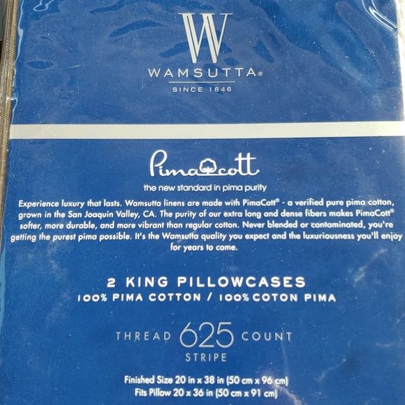 2 king pillowcases wamsutta - Picture 4 of 6